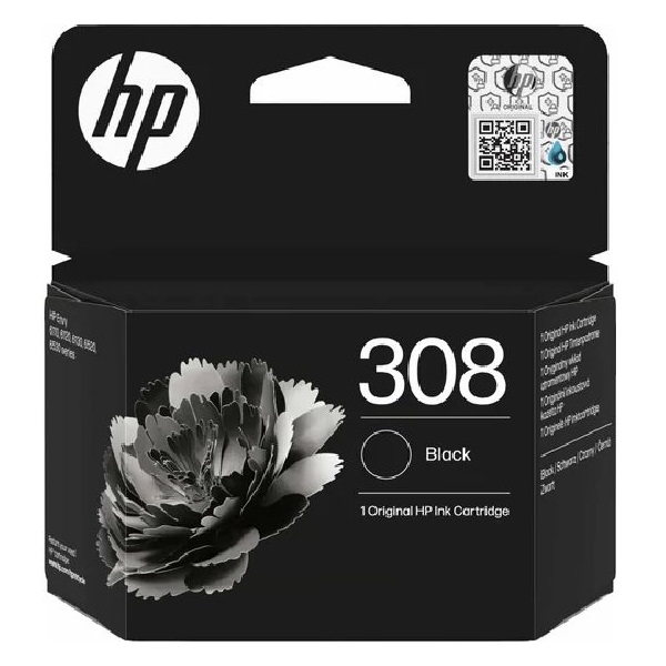 HP 308 fekete tintapatron