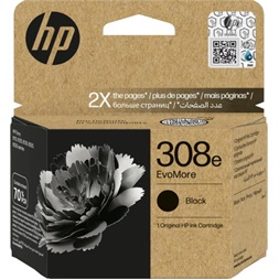 HP 308e EvoMore fekete tintapatron