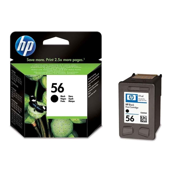 HP C6656AE (56) fekete tintapatron