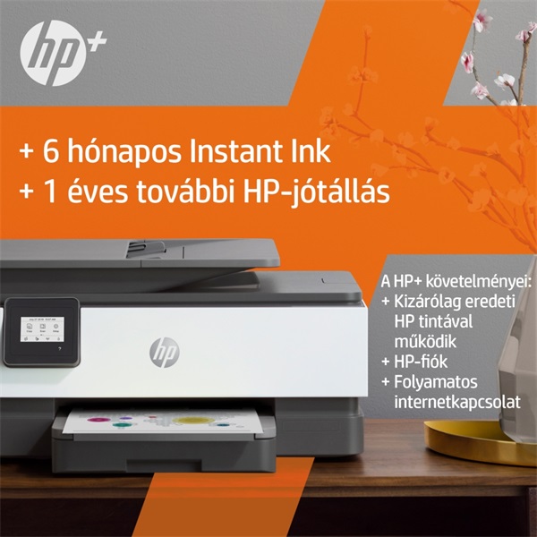 HP OfficeJet 8012E All-in-One multifunkciós tintasugaras Instant Ink ready nyomtató