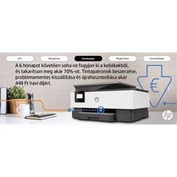 HP OfficeJet 8012E All-in-One multifunkciós tintasugaras Instant Ink ready nyomtató