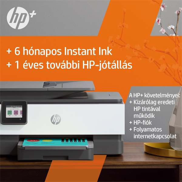 HP OfficeJet Pro 8022E All-in-One multifunkciós tintasugaras Instant Ink ready nyomtató