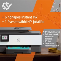 HP OfficeJet Pro 8022E All-in-One multifunkciós tintasugaras Instant Ink ready nyomtató