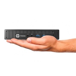 HP ProDesk 600 G2 Mini PC /i5-6600T/16GB/256GB SSD/Win11 Pro/fekete asztali számítógép