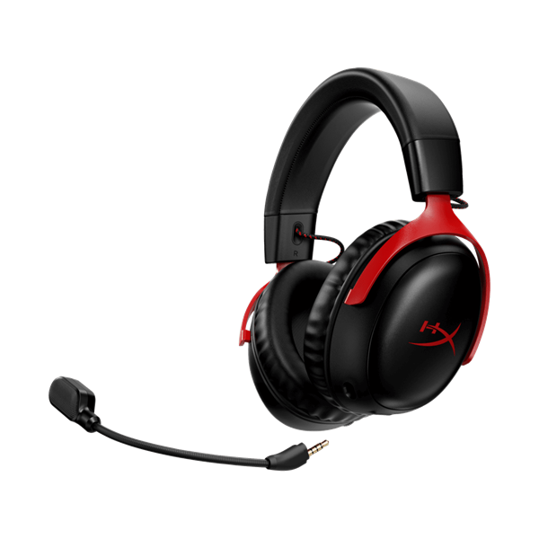 HP RENEW HyperX Cloud III Wireless fekete-piros gamer headset