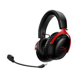 HP RENEW HyperX Cloud III Wireless fekete-piros gamer headset