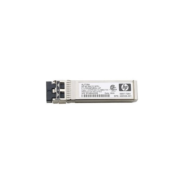 HPE AJ718A 8Gb Short Wave Fibre Channel SFP+ 1 Pack Transceiver