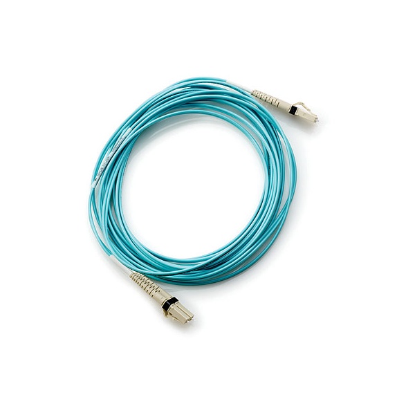 HPE AJ836A LC to LC Multi-mode OM3 2-Fiber 5.0m 1-Pack Fiber Optic Cable