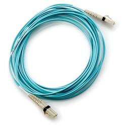 HPE AJ836A LC to LC Multi-mode OM3 2-Fiber 5.0m 1-Pack Fiber Optic Cable