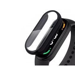 Haffner FN0403 Defense 360 Xiaomi Mi Smart Band 7 fekete védőtok edzett üveggel