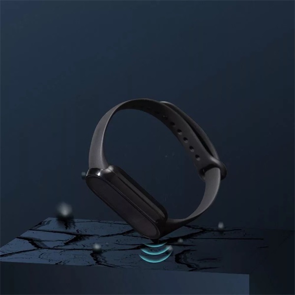 Haffner FN0403 Defense 360 Xiaomi Mi Smart Band 7 fekete védőtok edzett üveggel