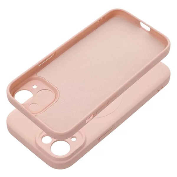 Haffner HF229091 Apple iPhone 15 Plus Mag Cover rózsaszín szilikon hátlap