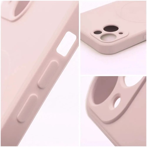 Haffner HF229091 Apple iPhone 15 Plus Mag Cover rózsaszín szilikon hátlap