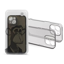 Haffner HF241406 Apple iPhone 13 Gray Monkey átlátszó szilikon hátlap