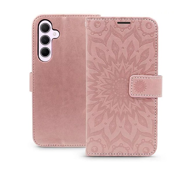 Haffner HF268281 Samsung Galaxy A35 5G Mezzo Book Flip mandala rose gold bőrtok