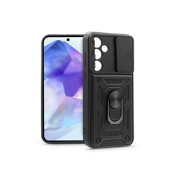 Haffner HF272318 Samsung Galaxy A55 Slide Armor fekete ütésálló hátlap kameravédővel