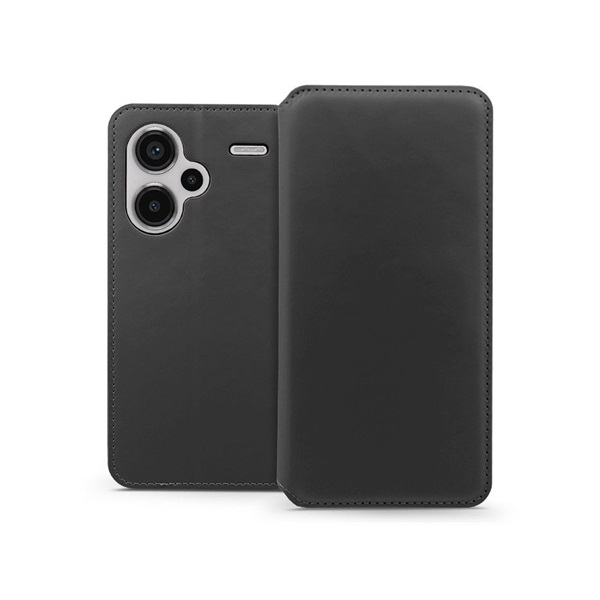 Haffner HF277702 Xiaomi Redmi Note 13 Pro+ Dual Pocket Flip fekete bőrtok