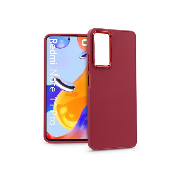 Haffner PT-6709 Xiaomi Redmi Note 11 Pro/11 Pro 5G magenta szilikon hátlap