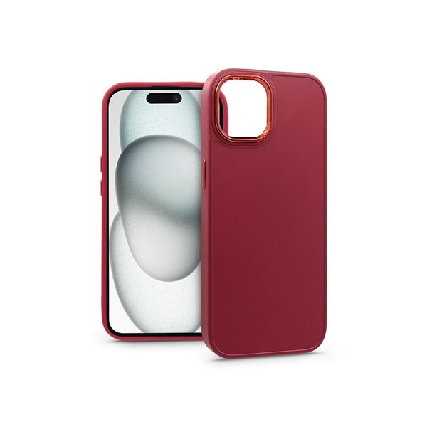 Haffner PT-6813 Apple iPhone 15 Frame magenta szilikon hátlap