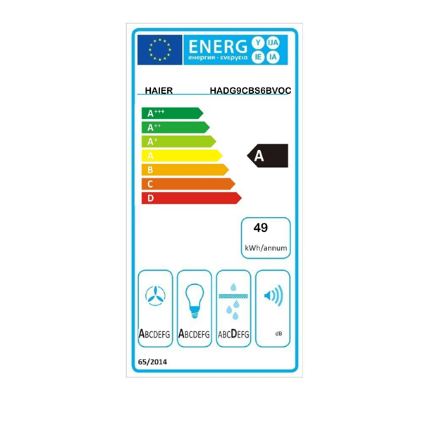 Haier HADG9CBS6BVOC kürtős páraelszívó