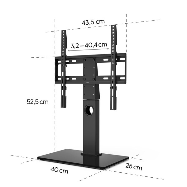 Hama 00220866 FITV 55" forgatható asztali TV állvány