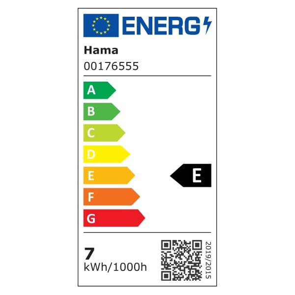 Hama 176555 E27 7W 800lm szabályozható okos "szálas" LED izzó