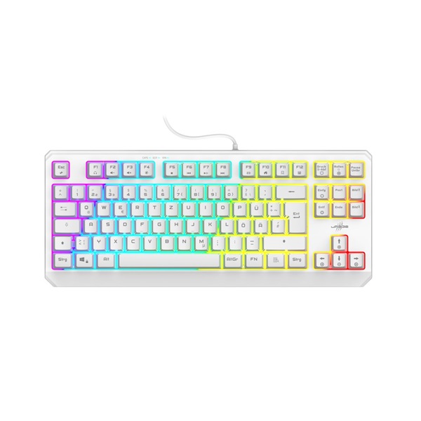 URAGE by Hama 13217819 EXODUS 220TKL RGB fehér billentyűzet