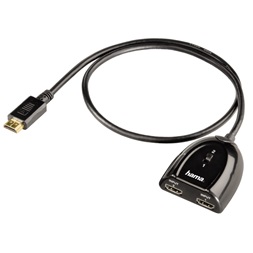 Hama 122224 HDMI közösítő, aranyozott, 2be-1ki