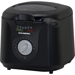 Hausberg HB-1331NG 2.5 literes 1450W ablakos fekete elektromos olajsütő