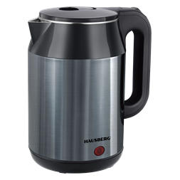 Hausberg HB-3623BL 2,2L-es kék dupla falú acél vízforraló 1800W