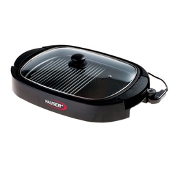 Hauser GR-150 fekete asztali elektromos grill