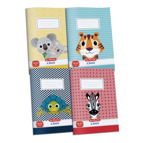 Herlitz Cute Animals A5 20-32 sima füzet