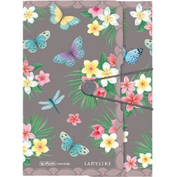 Herlitz Ladylike Butterflies A4 PP gumis mappa