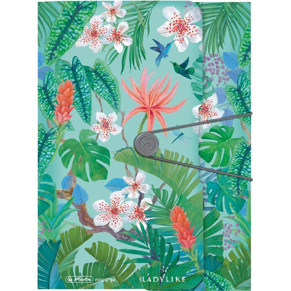 Herlitz Ladylike  Jungle A4 PP gumis mappa