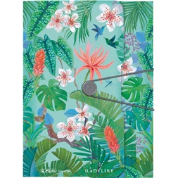 Herlitz Ladylike  Jungle A4 PP gumis mappa