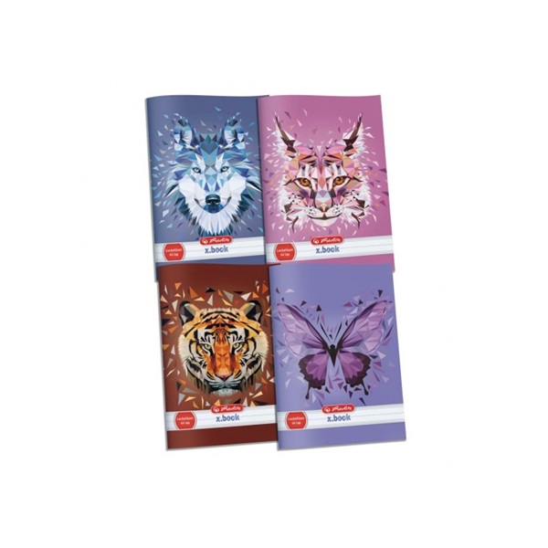 Herlitz Wild Animals A5 sima füzet