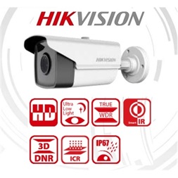 Hikvision DS-2CE16D8T-IT5F kültéri, 2MP, 3,6mm, IR80m, 4in1 HD analóg csőkamera