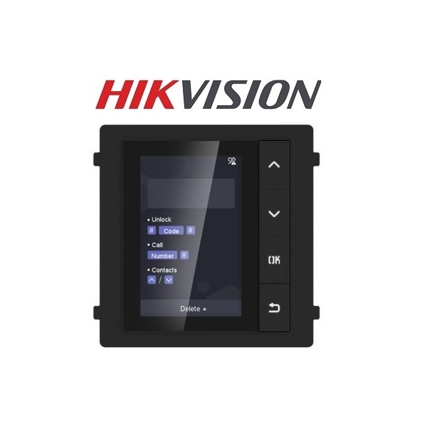 Hikvision DS-KD-DIS kijelző bővítő modul DS-KD8003-IME1 moduláris video kaputelefon kültéri egységhez