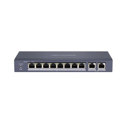 Hikvision DS-3E0310P-E/M (8 port 100Mbps, 60W, 2xRJ45 1000Mbps) PoE Switch