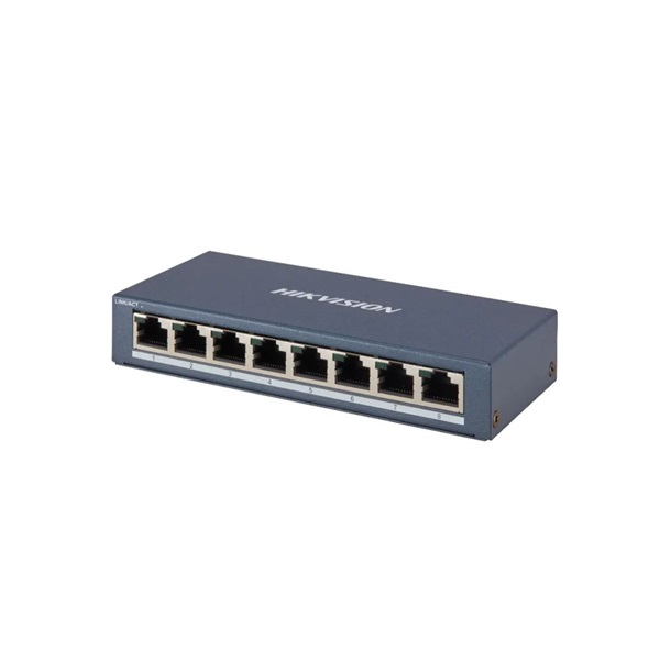 Hikvision DS-3E0508-E 8 portos Gbit switch, nem menedzselhető