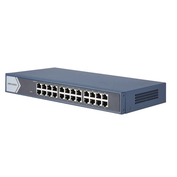 Hikvision DS-3E0524-E 24 portos Gbit switch, nem menedzselhető