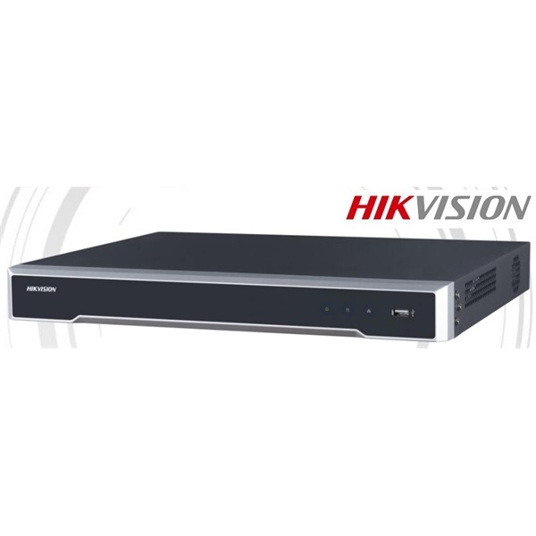 Hikvision DS-7616NI-K2 16 csatorna/H265/160Mbps rögzítés/2x Sata hálózati rögzítő(NVR)