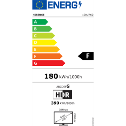 Hisense 100" 100U7KQ 4K UHD Smart Mini-LED ULED TV