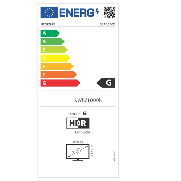 Hisense 32" 32A5600F HD Ready Vidaa Smart LED TV