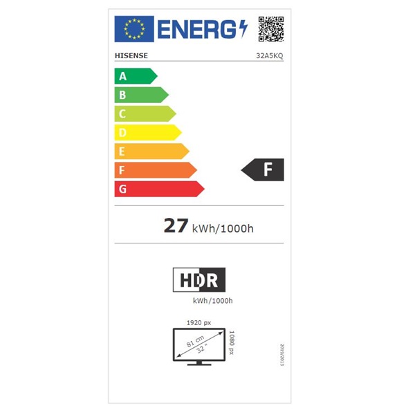 Hisense 32" 32A5KQ Full HD Smart QLED TV