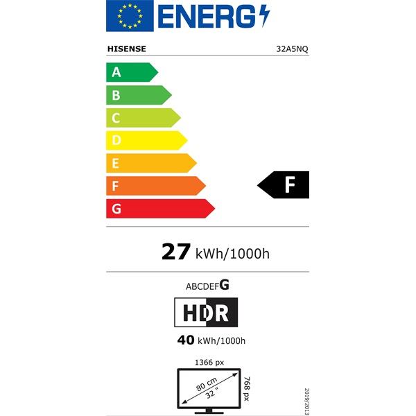 Hisense 32" 32A5NQ Full HD Smart QLED TV