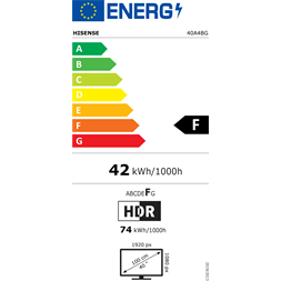 Hisense 40" 40A4BG Full HD Smart LED TV