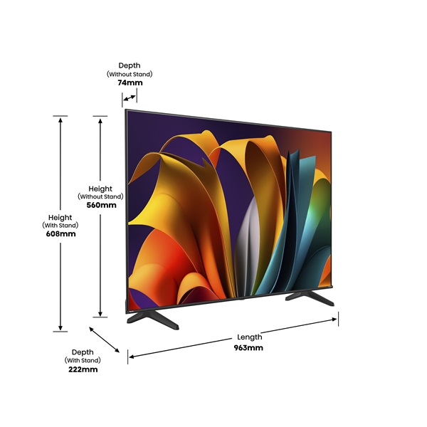 Hisense 43" 43A6N 4K UHD Smart LED TV