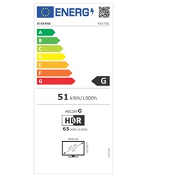 Hisense 43" 43A7GQ 4K UHD Smart QLED TV