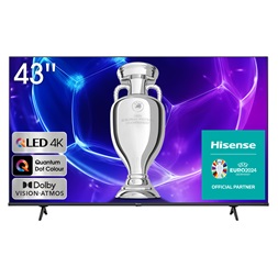 Hisense 43" 43E7KQ 4K UHD Smart QLED TV